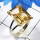 Citrine O - SPR961-Octo Prong Setting Ring 925 Sterling Silver Jewellery