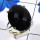Black Onyx B - SPR960-Prong Setting Sring 925 Sterling Silver Handmade Jeweller
