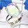 Rainbow Mystic D - SPR960-Prong Setting Sring 925 Sterling Silver Handmade Jeweller