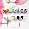 Wholesale 5 Pairs Of Multi Cut Stones Earrings A - SSE933 - Glamorous 5 Pairs Of Beautiful Multi Cut Gems Stone 925