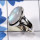 Rainbow Moonstone O - PSR845 - 925 Sterling Silver Plain Setting Ring With Geniune Gem