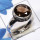 Smokey Cut B - SDR747 - Indian Factory Made Designer Ring With 925 Sterling Sil
