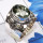 Green Amethyst D - SDR740 - Fabulous Rings With Natural Gemstones & 925 Sterling Si