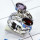 Amethyst cut & Garnet D - SDR739 - Amazing Designed Rings of Multi Gemstones & 925 Sterlin