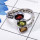 Multi Cut Gemstone C - RSS946 - Geniune Multi Cut Gemstone Designed Rings of 925 Sterli