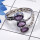 Amethyst Cut D - RSS946 - Geniune Multi Cut Gemstone Designed Rings of 925 Sterli