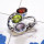 Multi Cut Gemstone O - RSS946 - Geniune Multi Cut Gemstone Designed Rings of 925 Sterli