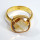Citrine cut B - BGR984-12MM Cushion Multi Gemstones Indian Factory Made Rings of