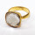 Crystal E - BGR984-12MM Cushion Multi Gemstones Indian Factory Made Rings of