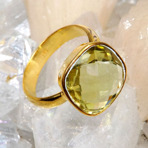 Lemon cut O - BGR984-12MM Cushion Multi Gemstones Indian Factory Made Rings of Lemon cut O - BGR984-12MM Cushion Multi Gemstones Indian Factory Made Rings of