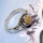 Fossil Coral C - BDR996-Indian Factory Made Designed Rings of 7x7MM Round Shape W
