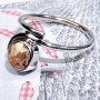 Rosetta Jasper C - BDR983-7x7mm Round Shape Natural Gemstones Rings of 925 Sterling