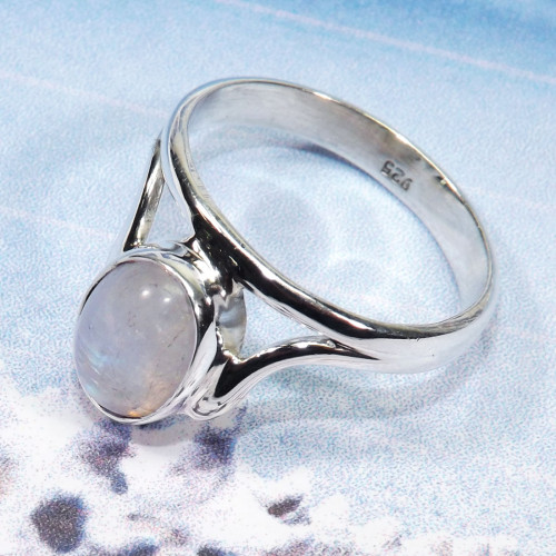 Rainbow Moonstone C - BDR978-New Beautiful Designed Rings of 9x7 Oval Shape With 925 S Rainbow Moonstone C - BDR978-New Beautiful Designed Rings of 9x7 Oval Shape With 925 S