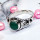 Green Onyx E - BDR972-Wonderful Multi Designed Rings 7X7MM Round Natural Gemsto