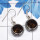 Smokey Cut C - SDE784-Multi Cut Gemstone Designed 925 Sterling Silver Earrings 
