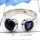 Blue Sand Stone & Iolite Cut G - SDR731-Geniune Gemstones Adjustable Round Shape Rings of 925 ste