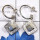 Rainbow Moonstone F - SSE909-Detachable Pretty Women Earring Made In 925 sterling Silv