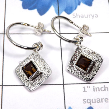 Smokey O - SSE909-Detachable Pretty Women Earring Made In 925 sterling Silv