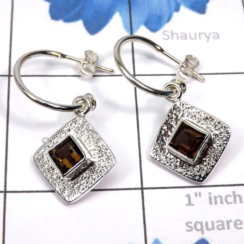 Smokey O - SSE909-Detachable Pretty Women Earring Made In 925 sterling Silv