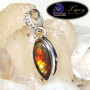 Ammolite F - ALG927-Light Weight Firey Ammolite Gemstone Multi Shape Pendants