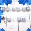 Blue Lace Agate C - SSE903-7MM Wholesale 5Pairs Stud Earrings Manufactured 925 Sterl