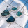 Apatite Rough A - RGE978-Tanzanite & Apatite Rough Stone Matte Finish 925 Silver E