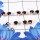 5Pairs Garnet Cut A - SSE897-6MM Trillian Shape Multi Gemstone Wholesale 5Pairs Stud E