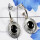 Black Onyx Cut F - SDE781-Rainbow Moonstone Unique Designer 925 Sterling Silver Ear