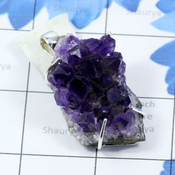Amethyst Druzy B - AMS999-Wholesale Amethyst Druzy Made in Pure 925 Sterling Silver Amethyst Druzy B - AMS999-Wholesale Amethyst Druzy Made in Pure 925 Sterling Silver