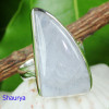 BLUE LACE AGATE E - BLC989- EXCLUSIVE HANDMADE BLUE LACE AGATE FANCY RINGS WITH 925
