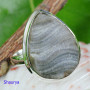 DESERT DRUZY C - DDZ993- BEAUTIFUL DESERT DRUZY GEMSTONE HANDMADE RINGS WITH 925
