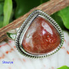 SUN STONE F - SST996- WONDERFUL DESIGNER SUN STONE RINGS WITH 925 STERLING SIL
