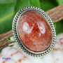 SUN STONE O - SST995- SUN STONE WHOLESALE DESIGNER RINGS MADE IN 925 STERLING