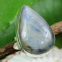 KYNITE CAB E - KNT995- NATURAL KYNITE CAB GEMSTONE FANTASTIC RINGS MADE IN 925