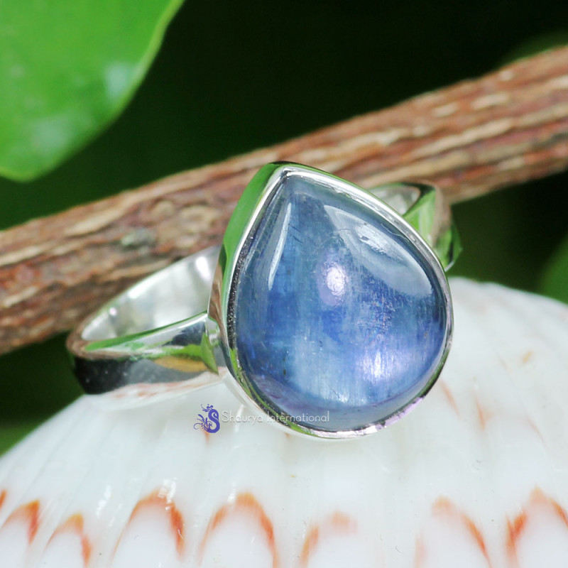 KYNITE CAB O - KNT995- NATURAL KYNITE CAB GEMSTONE FANTASTIC RINGS MADE IN 925 KYNITE CAB O - KNT995- NATURAL KYNITE CAB GEMSTONE FANTASTIC RINGS MADE IN 925