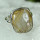 GOLDEN RUTILE B - GRT982- EXCLUSIVE DESIGNS GOLDEN RUTILE GEMSTONE RINGS WITH 925