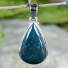 BLOOD AGATE H - BLD998- FANTASTIC BLOOD AGATE GEMSTONE PENDANTS MADE IN 925 STER