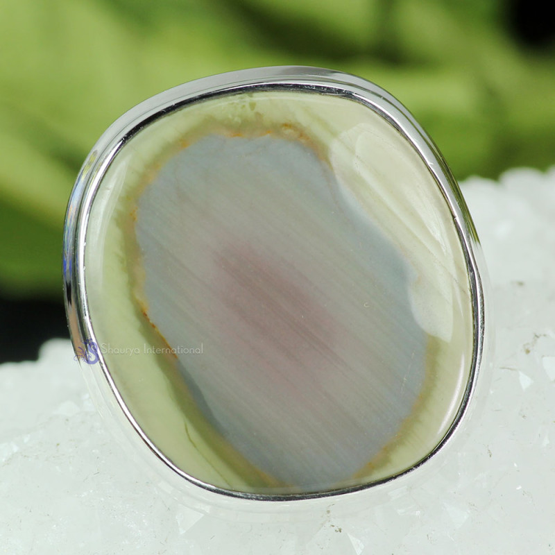 IMPERIAL JASPER D - DIJ993- IMPERIAL JASPER GEMSTONE BEAUTIFUL TRENDY RINGS WITH 925