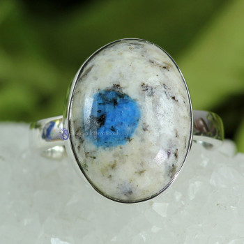 K2 JASPER O - KTJ998- NATURAL K2 JASPER GEMSTONE HANDMADE RINGS MADE IN 925 ST