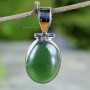 GREEN AVENTURINE A - GAV999- NATURAL GREEN AVENTURINE GEMSTONE LIGHT WEIGHT PENDANTS