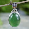 GREEN AVENTURINE E - GAV999- NATURAL GREEN AVENTURINE GEMSTONE LIGHT WEIGHT PENDANTS
