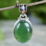 GREEN AVENTURINE E - GAV999- NATURAL GREEN AVENTURINE GEMSTONE LIGHT WEIGHT PENDANTS