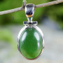 GREEN AVENTURINE J - GAV999- NATURAL GREEN AVENTURINE GEMSTONE LIGHT WEIGHT PENDANTS
