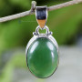 GREEN AVENTURINE B - GAV998- EXCLUSIVE GREEN AVENTURINE GEMSTONE PRETTY PENDANTS MADE