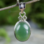GREEN AVENTURINE C - GAV998- EXCLUSIVE GREEN AVENTURINE GEMSTONE PRETTY PENDANTS MADE
