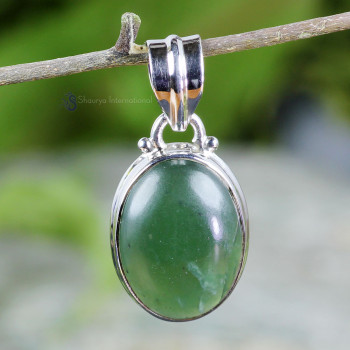 GREEN AVENTURINE G - GAV998- EXCLUSIVE GREEN AVENTURINE GEMSTONE PRETTY PENDANTS MADE GREEN AVENTURINE G - GAV998- EXCLUSIVE GREEN AVENTURINE GEMSTONE PRETTY PENDANTS MADE
