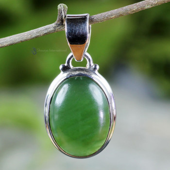 GREEN AVENTURINE H - GAV998- EXCLUSIVE GREEN AVENTURINE GEMSTONE PRETTY PENDANTS MADE