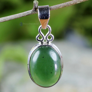 GREEN AVENTURINE J - GAV998- EXCLUSIVE GREEN AVENTURINE GEMSTONE PRETTY PENDANTS MADE