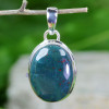 BLOOD AGATE G - BLD996- BLOOD AGATE GEMSTONE LOVELY PENDANTS WITH 925 STERLING S