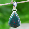 BLOOD AGATE O - BLD996- BLOOD AGATE GEMSTONE LOVELY PENDANTS WITH 925 STERLING S